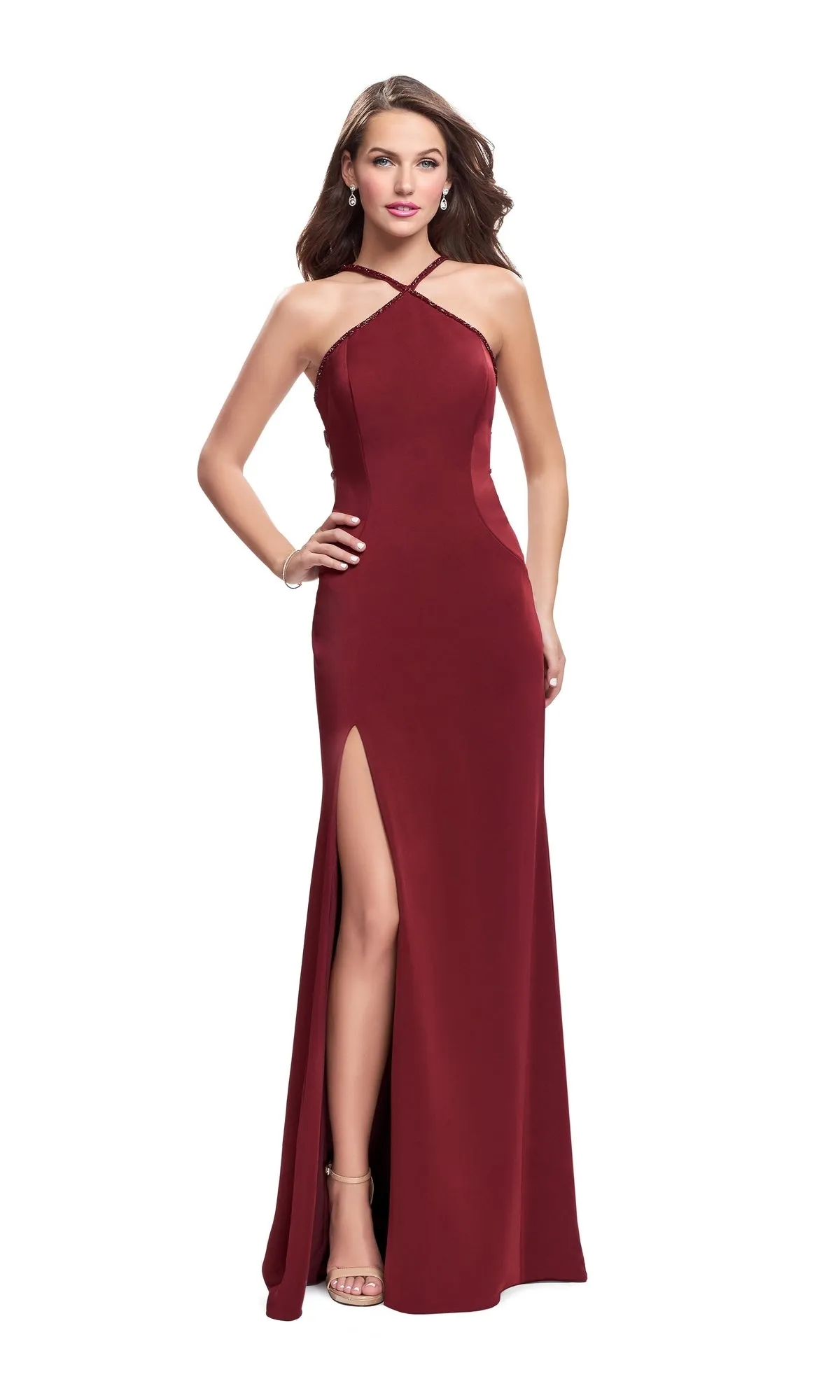 La Femme 25698 Long Prom Dress sold by PromGirl