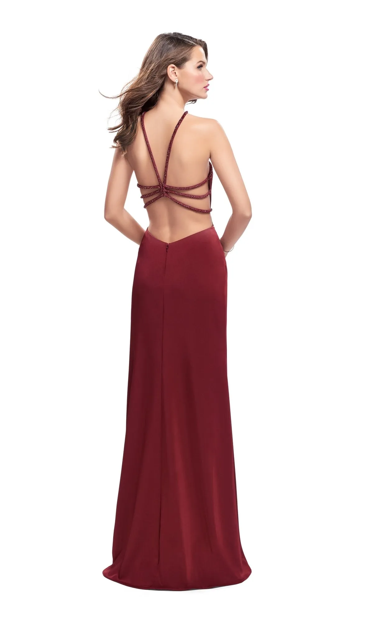 La Femme 25698 Long Prom Dress sold by PromGirl product image thumbnail 2