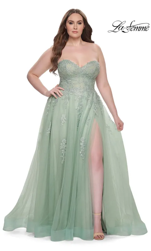 La Femme Long Prom Dress 31570 sold by PromGirl