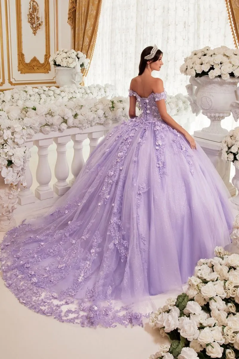 Off-Shoulder Purple Quinceanera Dress 15717 sold by PromGirl product image thumbnail 2