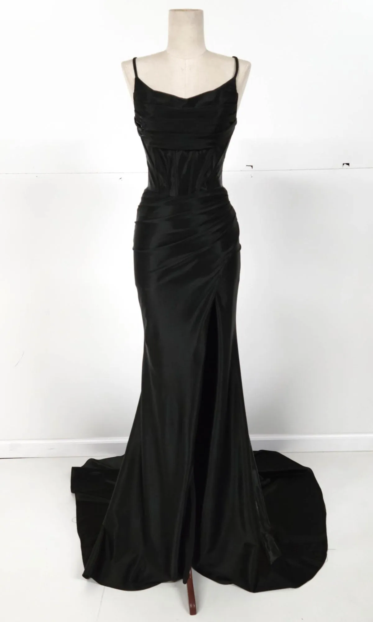 Cowl-Neck Long Prom Dress: Chicas C326 sold by PromGirl product image thumbnail 5