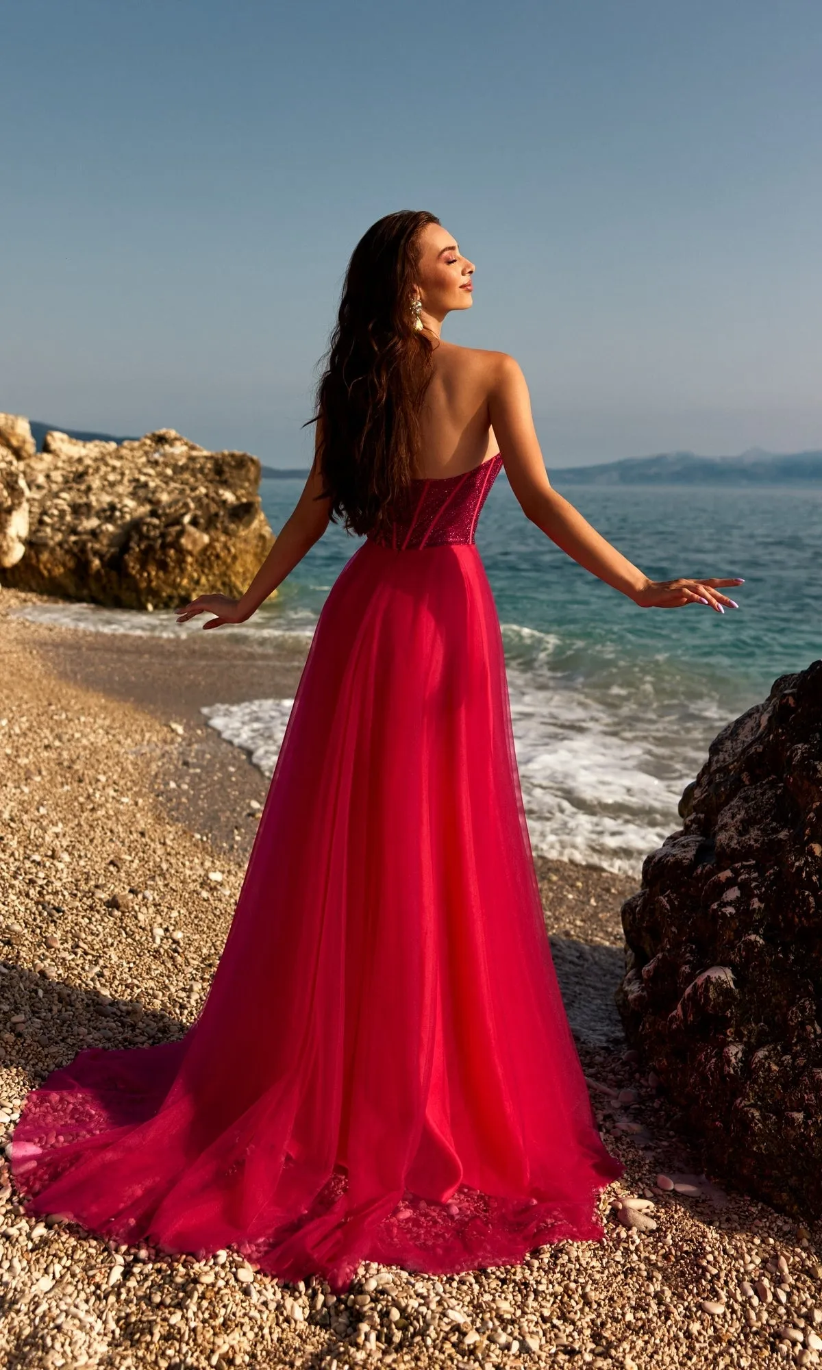 Long Prom Dress 12133 by Blush sold by PromGirl product image thumbnail 2