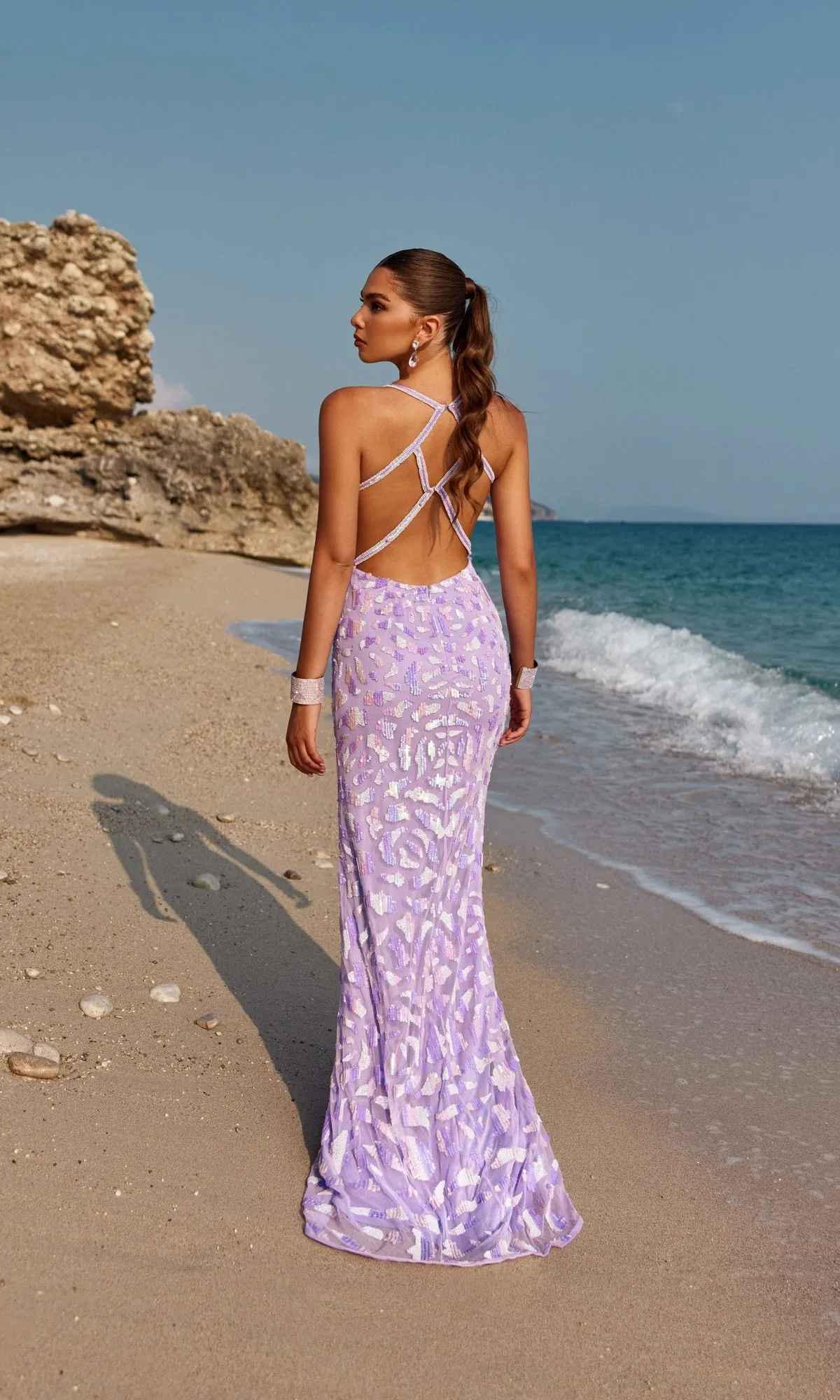 Long Prom Dress 91017 by iNtrigue sold by PromGirl product image thumbnail 2