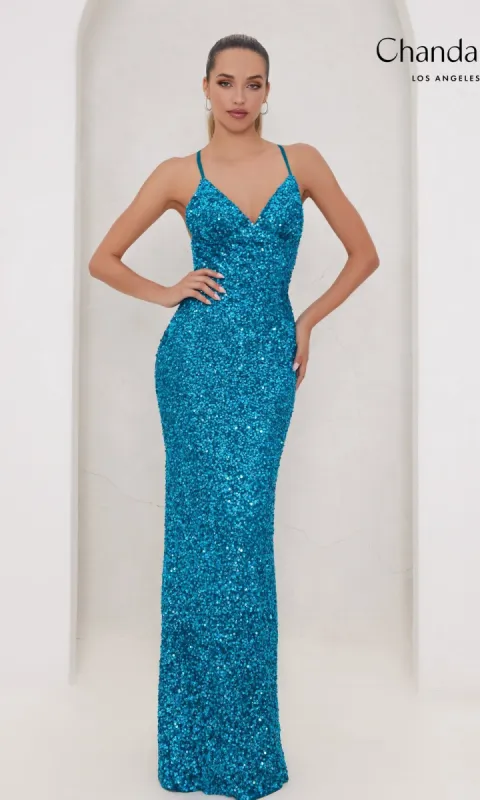 Long Prom Dress 30045 by Chandalier sold by PromGirl