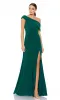 One-Shoulder Long Prom Dress: Mac Duggal 26517 sold by PromGirl