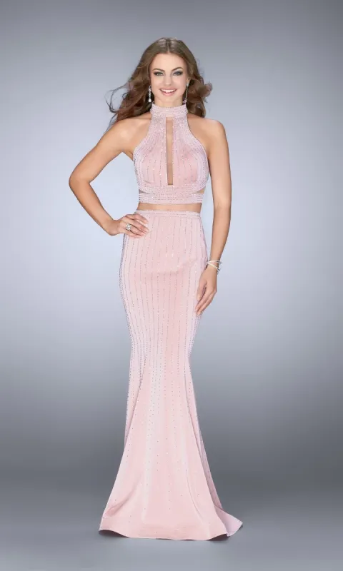 La Femme Two-Piece Prom Dress 24622 sold by PromGirl