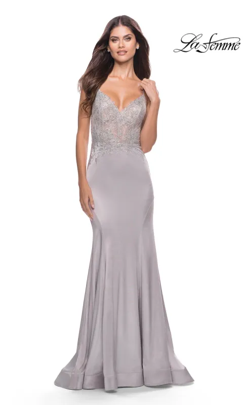 La Femme Long Prom Dress 31555 sold by PromGirl