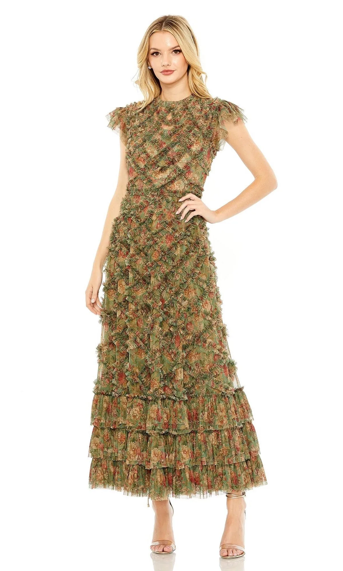 Knee Length Wedding Guest Dress 8009 by Mac Duggal sold by PromGirl product image thumbnail 4