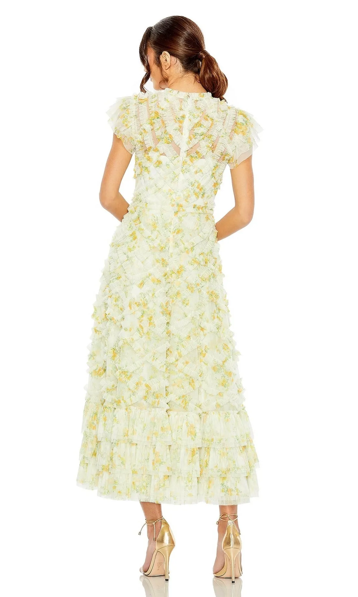 Knee Length Wedding Guest Dress 8009 by Mac Duggal sold by PromGirl product image thumbnail 2