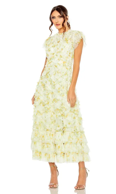 Knee Length Wedding Guest Dress 8009 by Mac Duggal sold by PromGirl