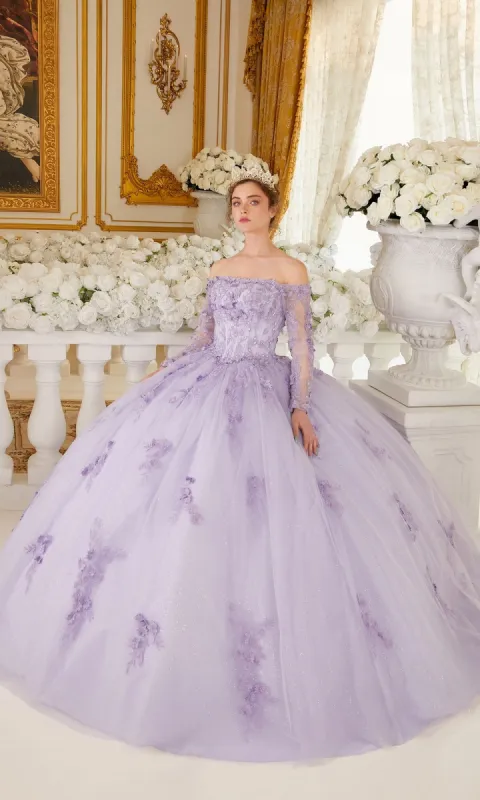 Ladivine 15706 Lilac Purple Quinceañera Dress sold by PromGirl