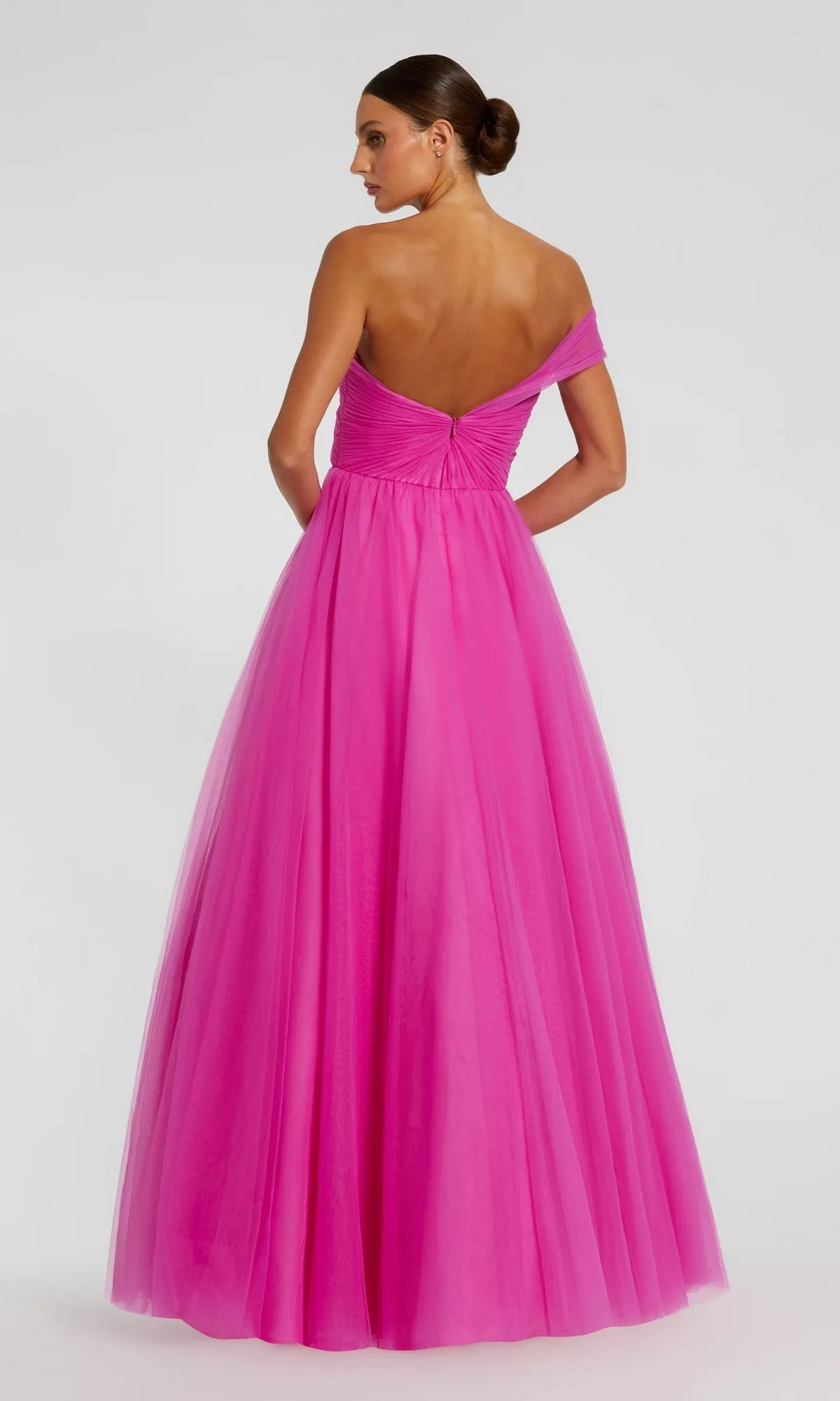 One-Strap Long Prom Ball Gown: Mac Duggal 68713 sold by PromGirl product image thumbnail 2