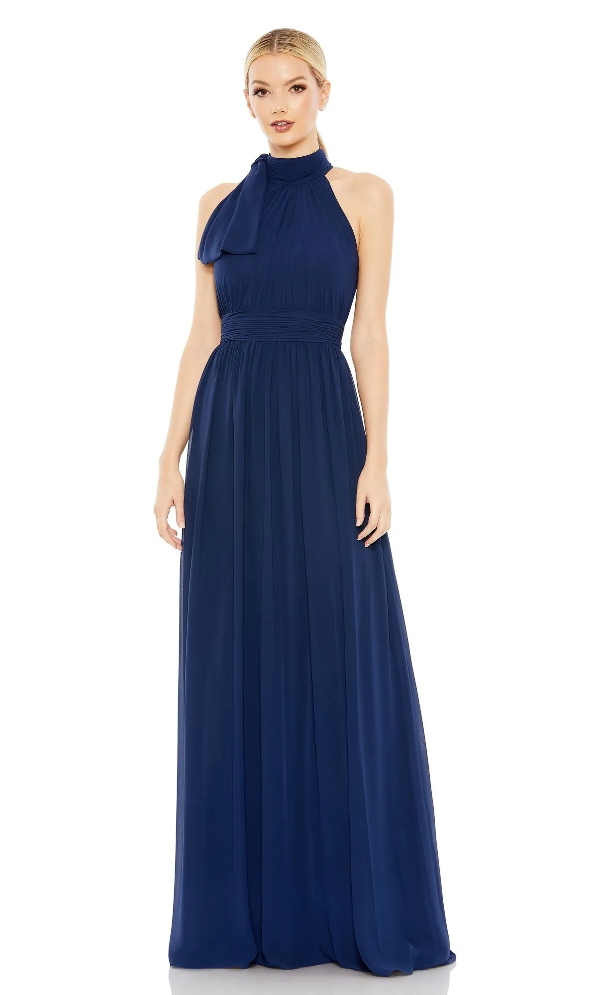 High-Neck Long Formal Dress: Mac Duggal 55035 sold by PromGirl product image thumbnail 3