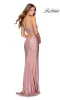La Femme Lace-Bodice Long Prom Dress 28558 sold by PromGirl
