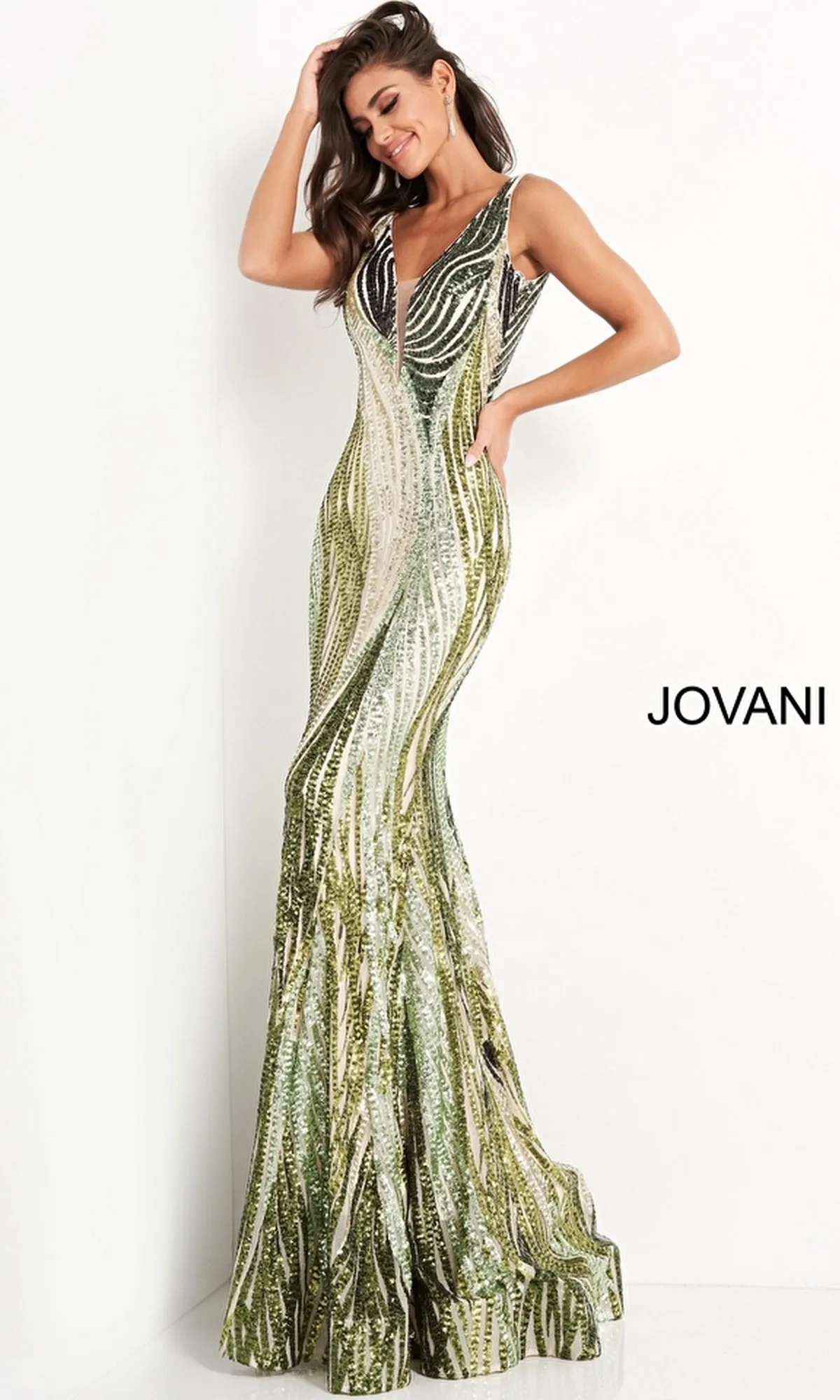 Long Prom Dress by Jovani 05103 sold by PromGirl product image thumbnail 3
