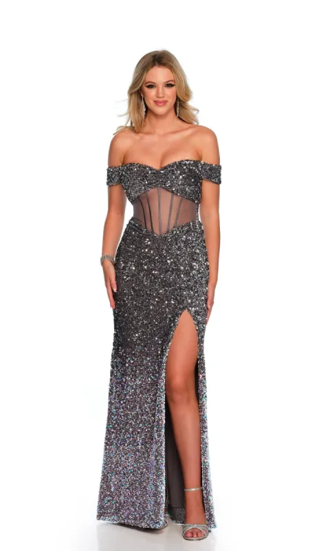 Long Formal Dress 11489 by Dave and Johnny sold by PromGirl