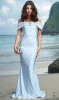 Cold-Shoulder Sleek Long Prom Dress: Chicas C325 sold by PromGirl
