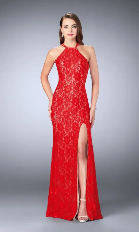 Long Lace Prom Dress 24293 sold by PromGirl