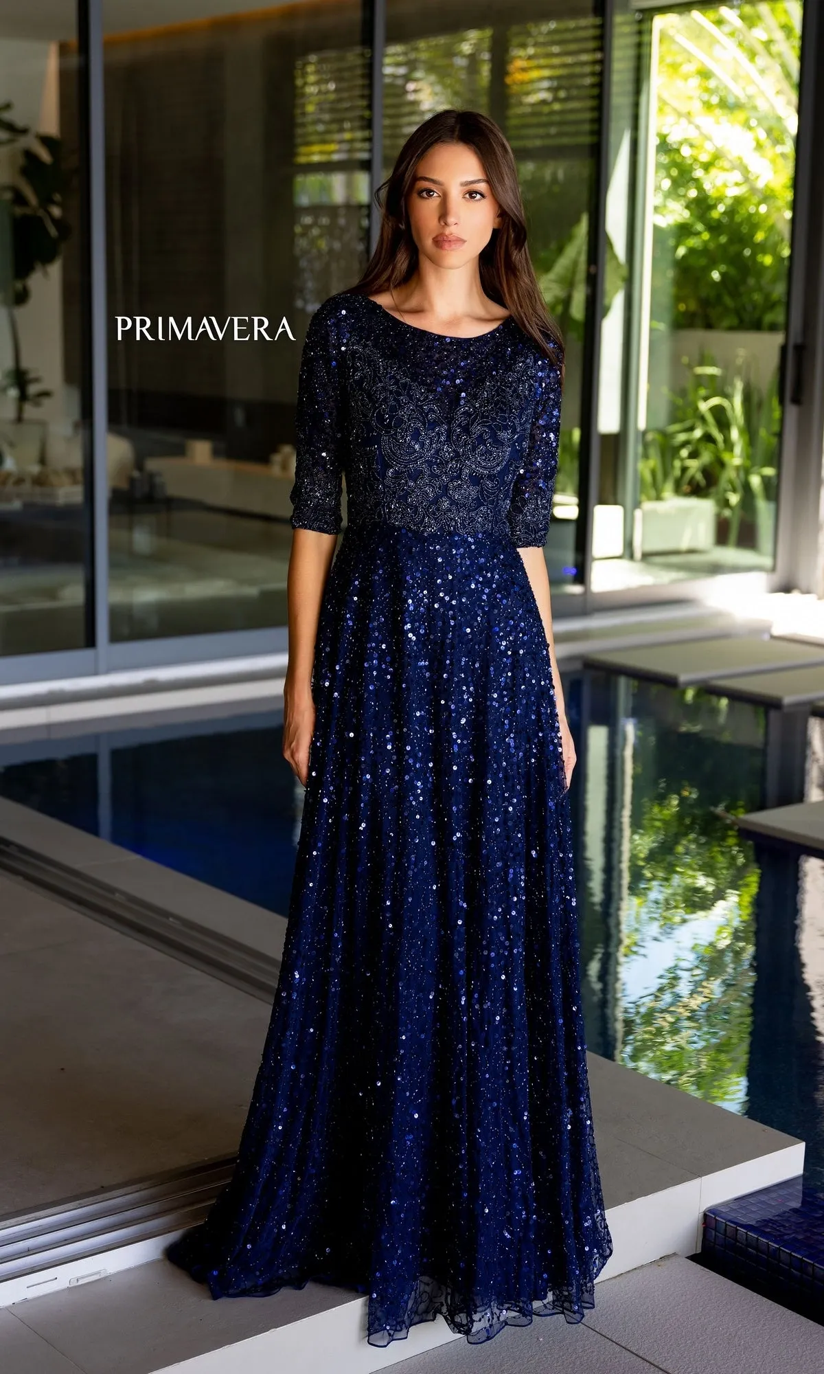 Long Prom Dress 13115 by Primavera sold by PromGirl product image thumbnail 3