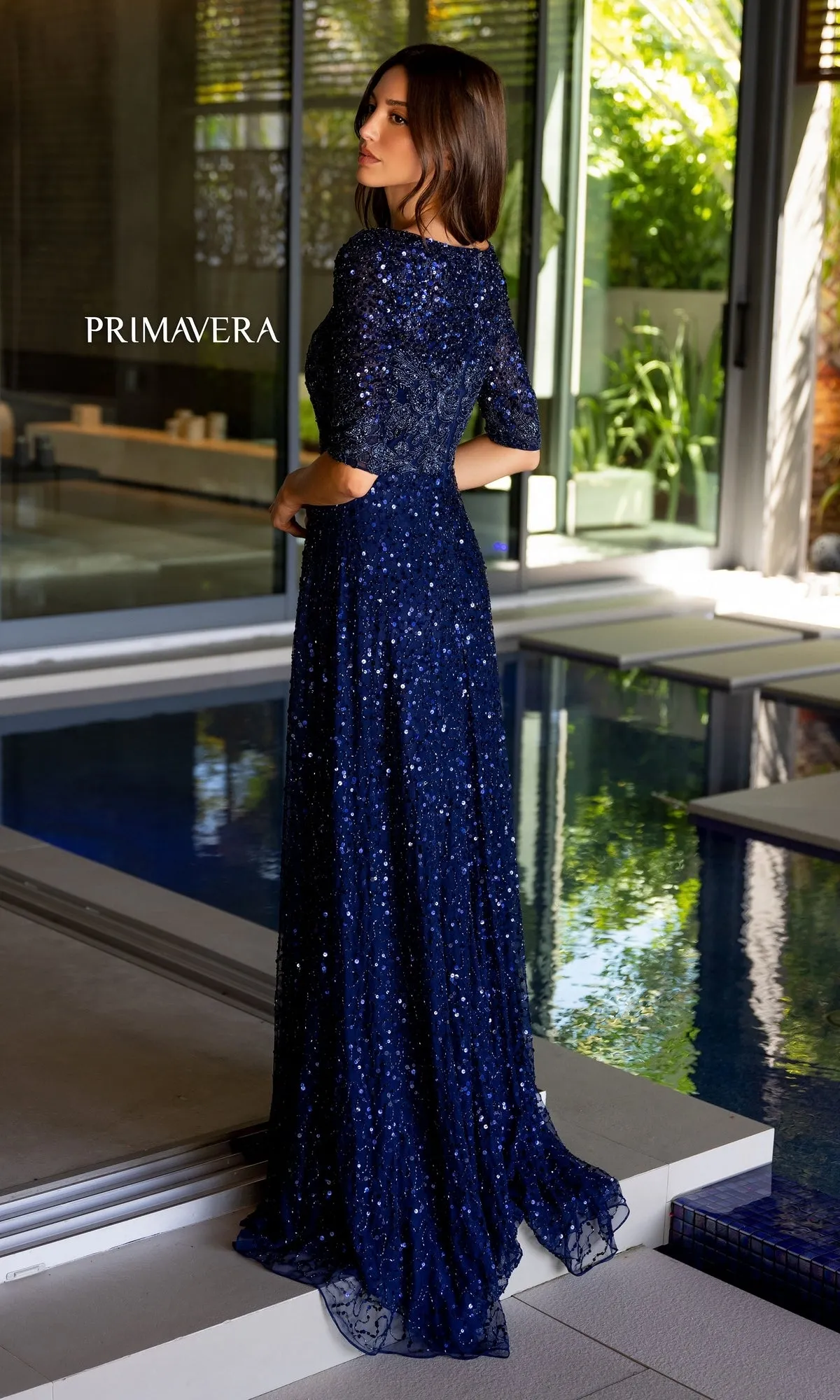 Long Prom Dress 13115 by Primavera sold by PromGirl product image thumbnail 4