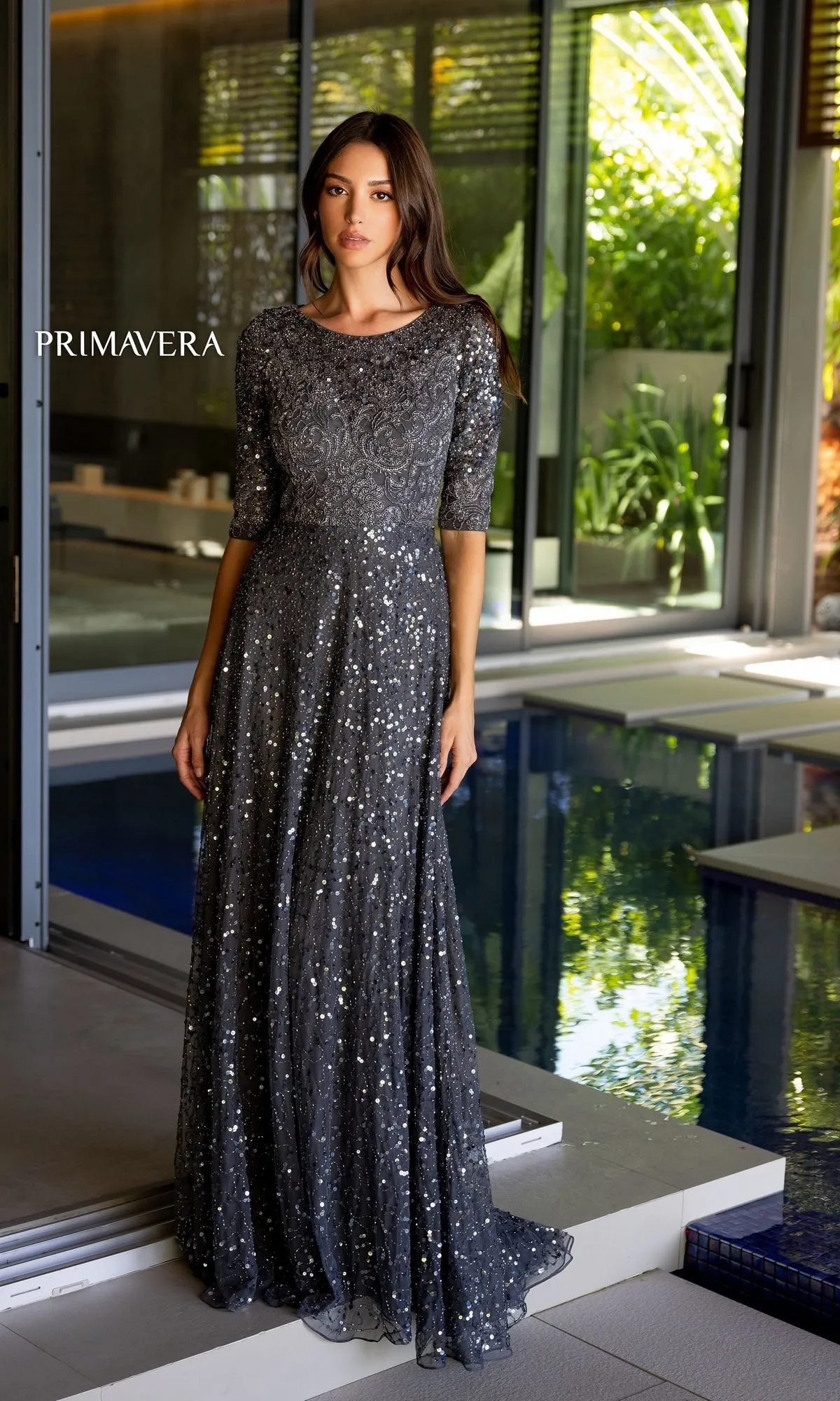 Long Prom Dress 13115 by Primavera sold by PromGirl