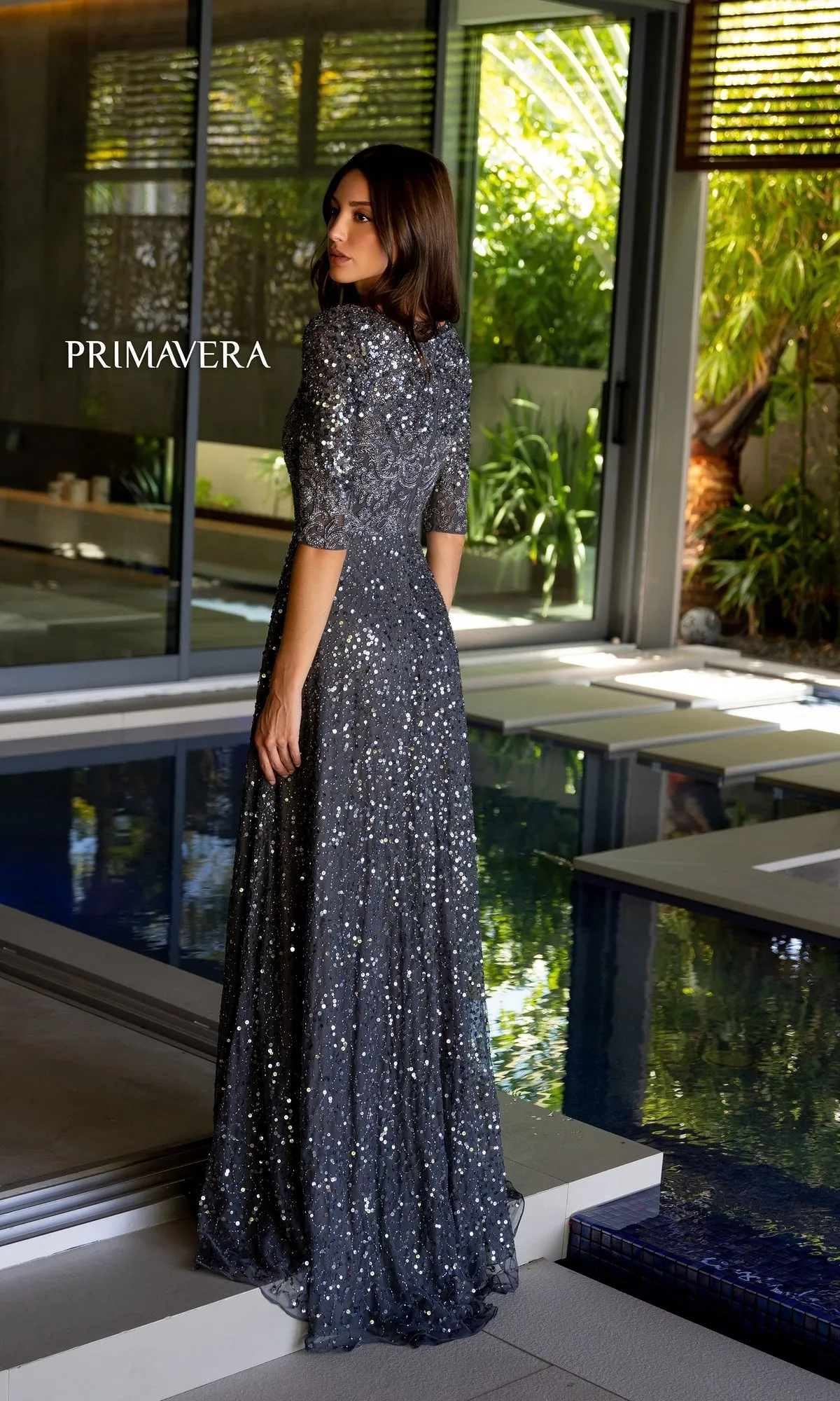 Long Prom Dress 13115 by Primavera sold by PromGirl product image thumbnail 2