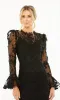 Long Sleeve Wedding Guest Dress: Mac Duggal 20431 sold by PromGirl