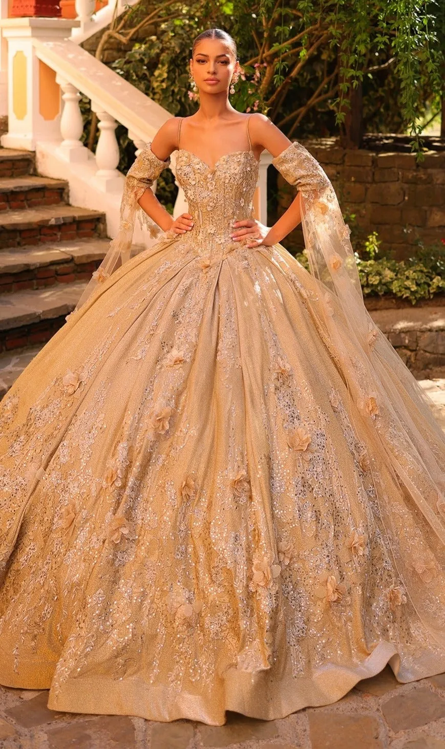 Quinceanera Dress 54326 By Amarra sold by PromGirl product image thumbnail 3