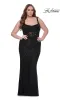 Plus-Size Lace Prom Dress: La Femme 31535 sold by PromGirl
