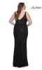 Plus-Size Lace Prom Dress: La Femme 31535 sold by PromGirl