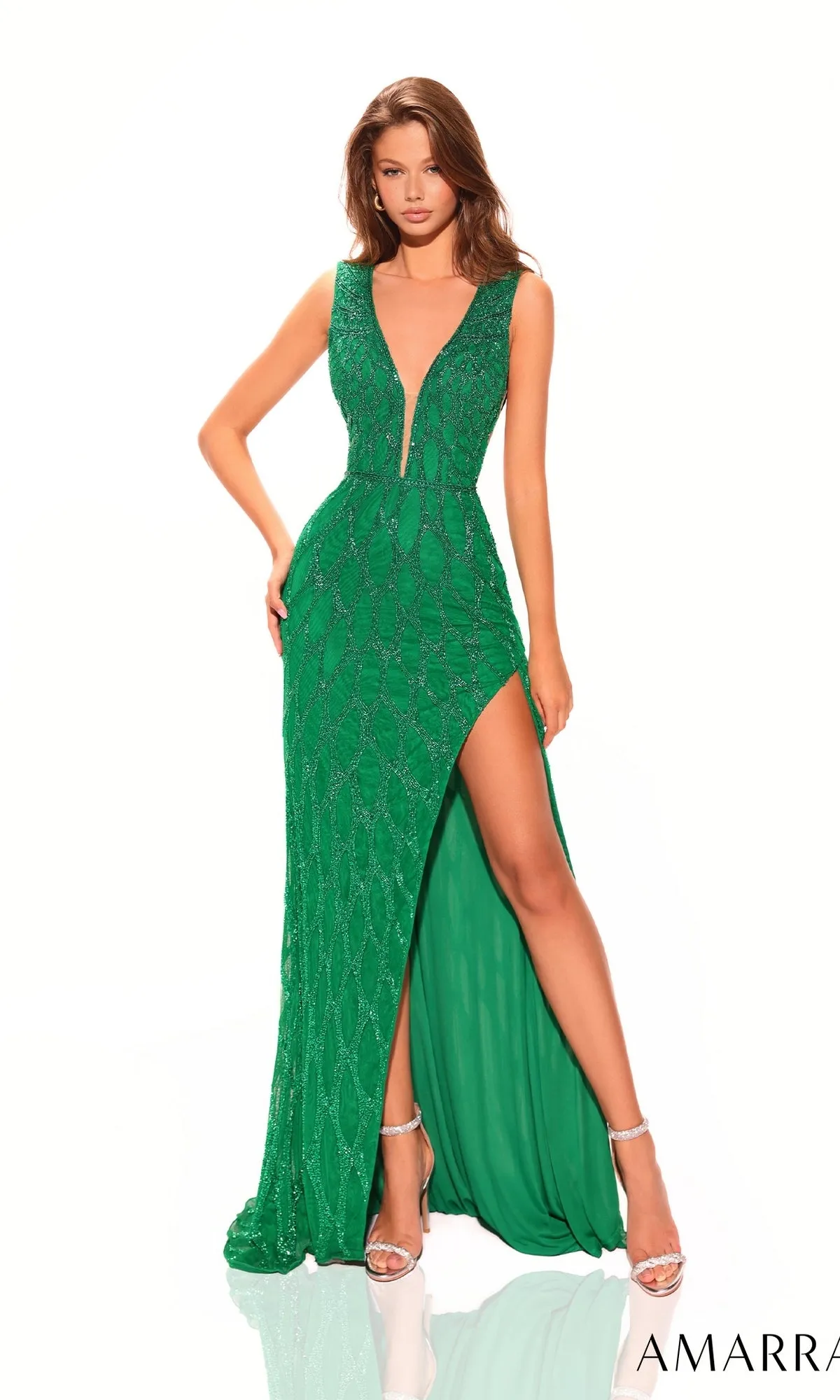Amarra Long Prom Dress 94030 sold by PromGirl product image thumbnail 3