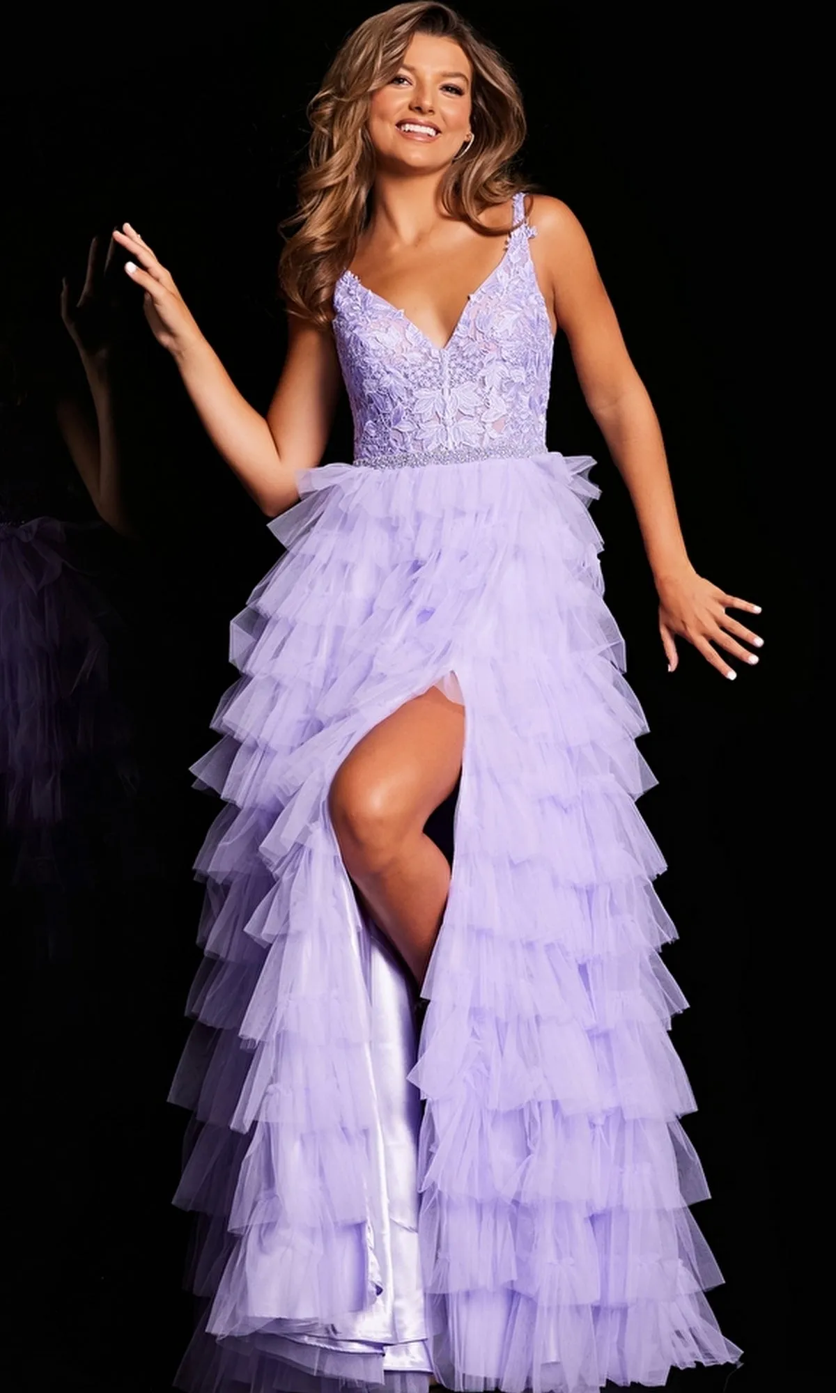 Long Prom Dress JVN37001 by JVN by Jovani sold by PromGirl