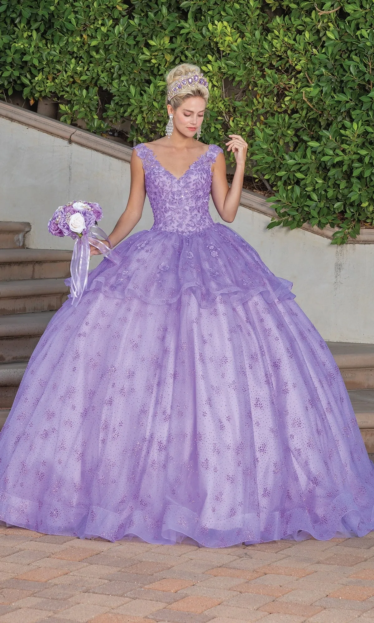 Quinceanera Dress 1702 By Dancing Queen sold by PromGirl product image thumbnail 4