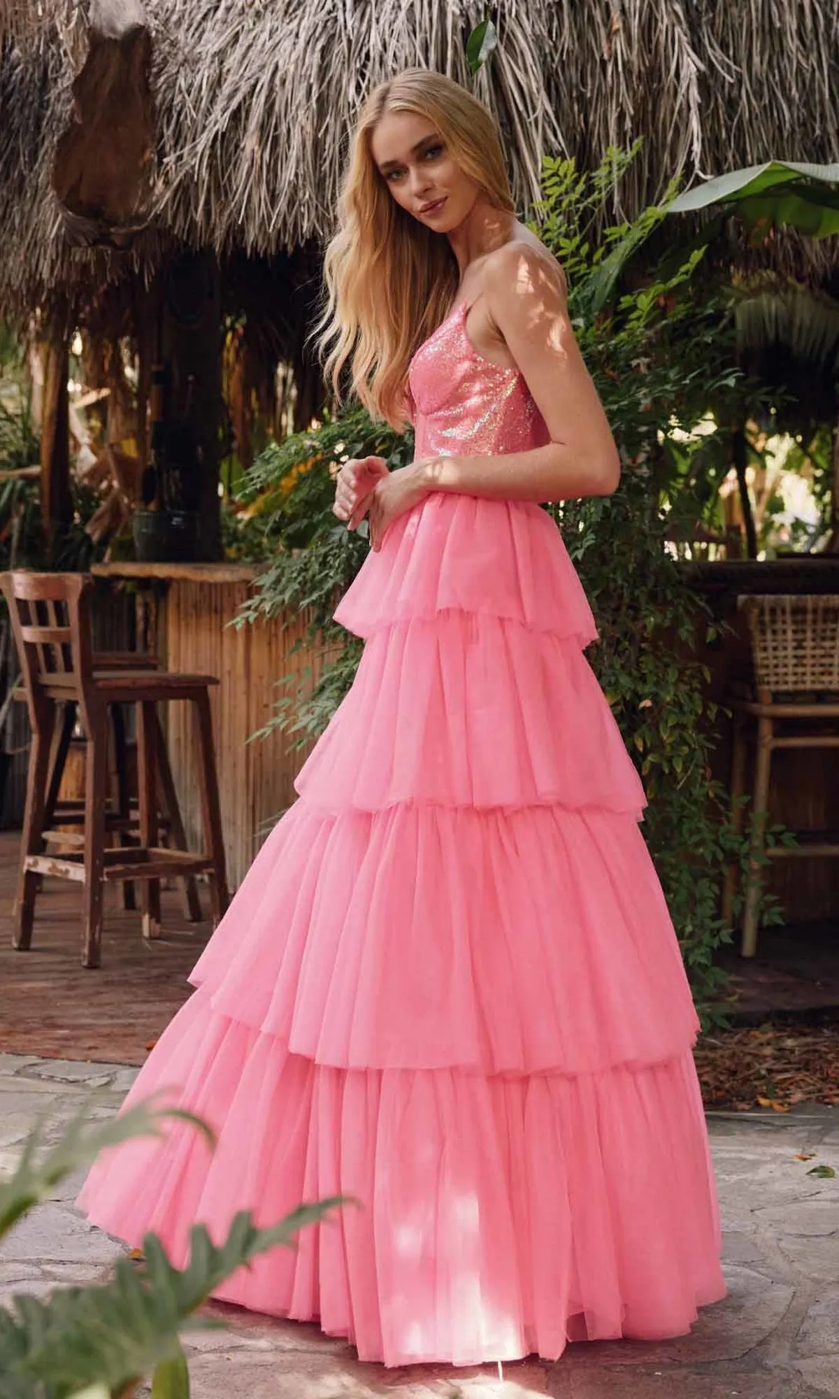 Long Prom Dress JT2457H by Juliet sold by PromGirl product image thumbnail 3
