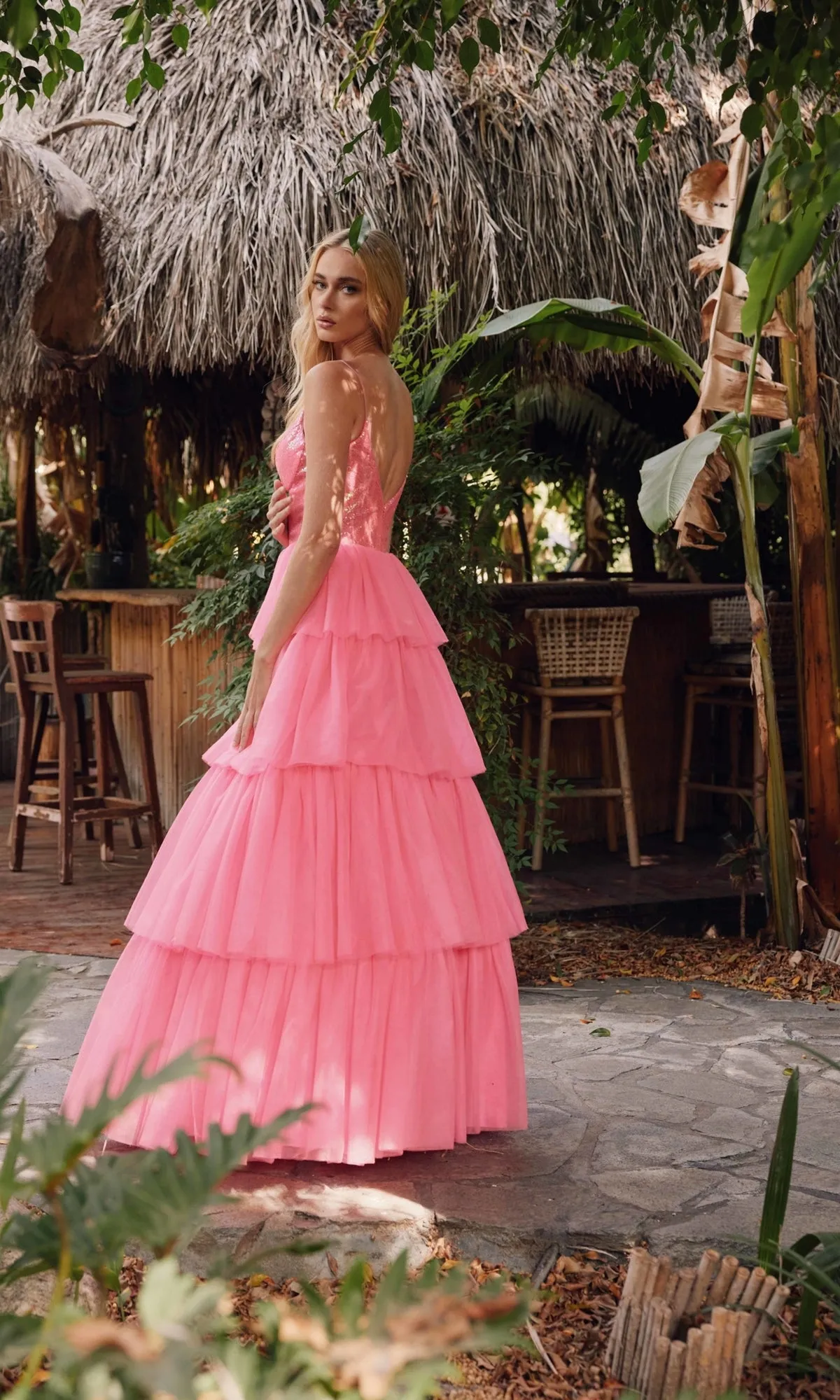 Long Prom Dress JT2457H by Juliet sold by PromGirl product image thumbnail 2