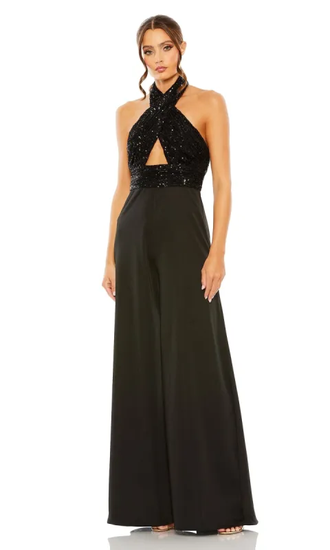 Halter Formal Jumpsuit 11666 by Mac Duggal sold by PromGirl