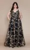 Plus-Size Long Glitter Prom Gown: Poly USA W1134 sold by PromGirl