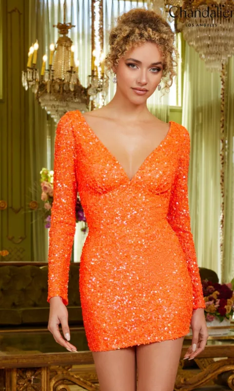 Short Homecoming Dress 70028 by Chandalier sold by PromGirl