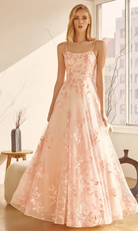 Embroidered-Lace Long A-Line Prom Ball Gown 279 made by PromGirl