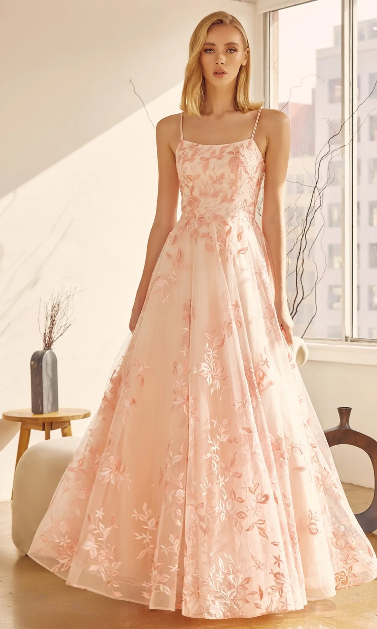 Embroidered-Lace Long A-Line Prom Ball Gown 279 sold by PromGirl