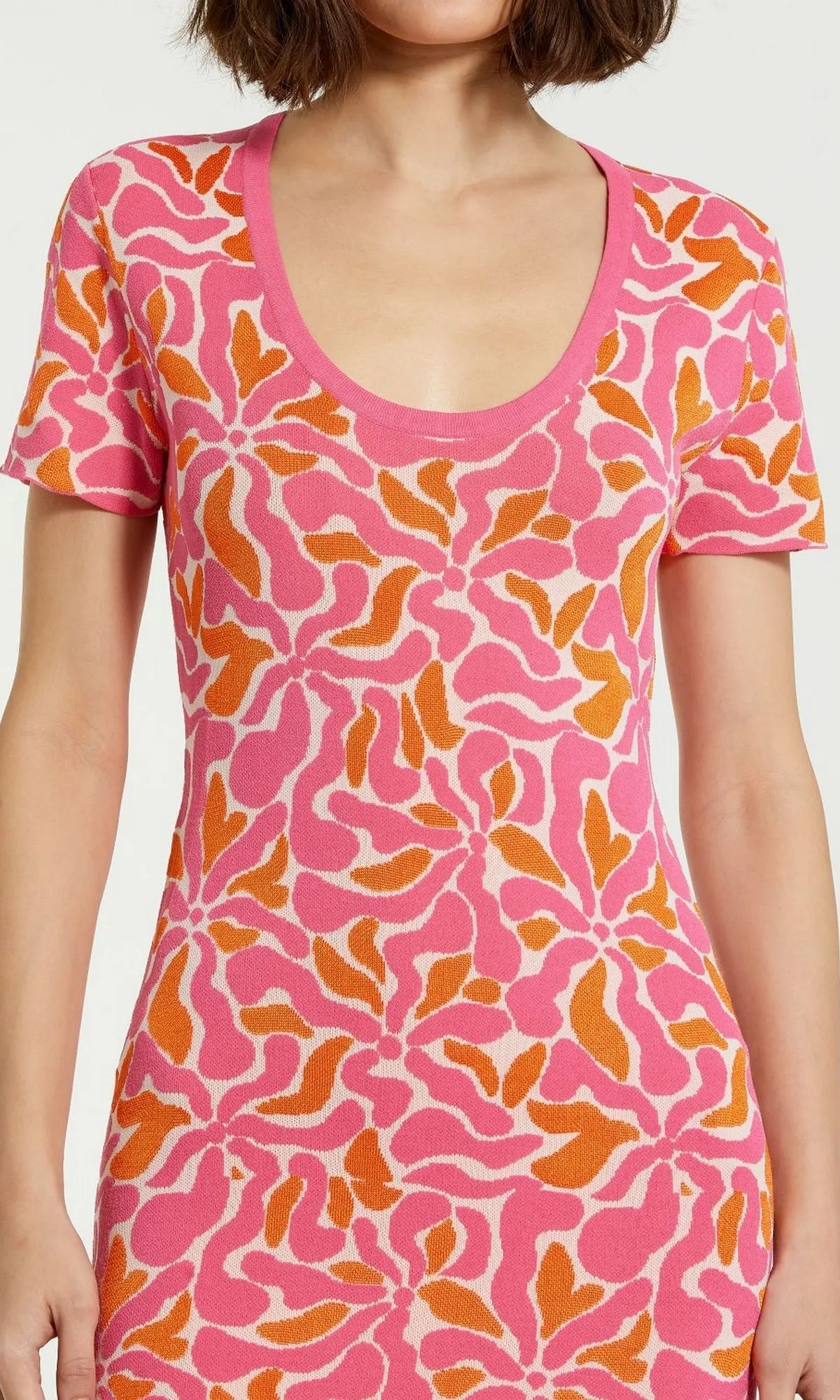 Mac Duggal Hot Pink Maxi Wedding-Guest Dress K10045 sold by PromGirl product image thumbnail 3