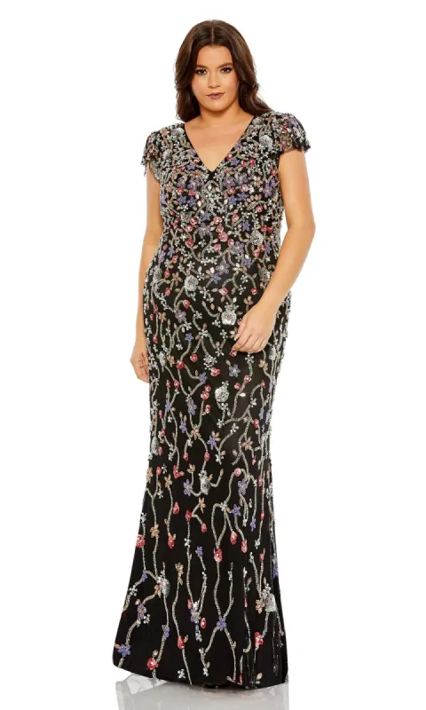 Long Plus-Size Formal Dress 5751 by Mac Duggal sold by PromGirl