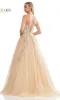 Butterfly One-Shoulder Long Prom Ball Gown 3217 sold by PromGirl