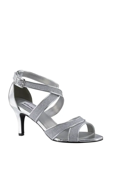 Amber Silver Prom Shoes by Touch Ups 54716 sold by PromGirl