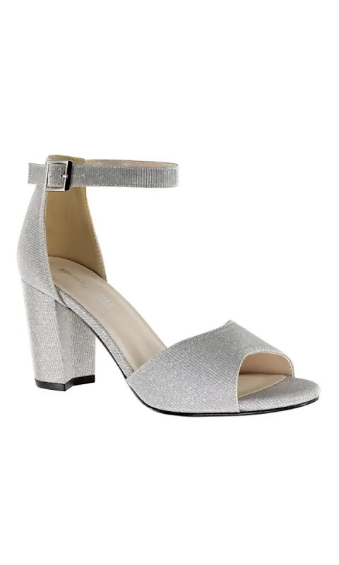 Amaya Open-Toe Silver Prom Shoes: Touch Ups 4493 sold by PromGirl