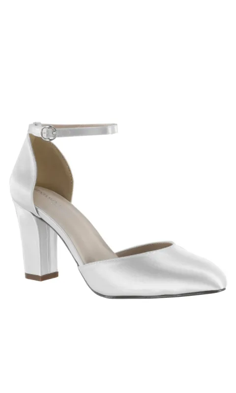 White Closed Toe Prom Shoes 4478 sold by PromGirl