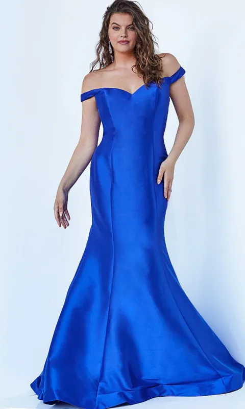 JVN by Jovani Plus-Size Tight Mermaid Prom Dress made by PromGirl