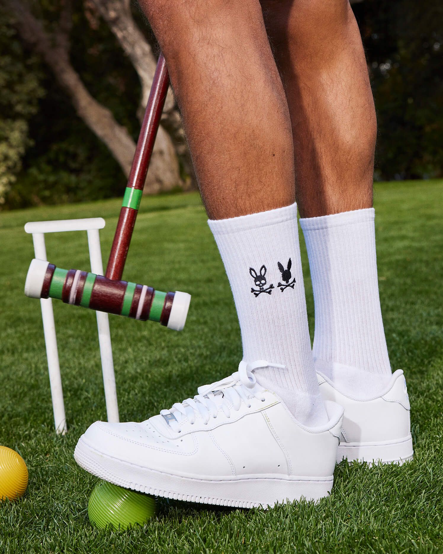 MENS KINGWOOD EMBROIDERED SOCKS - B6F921Y1PB sold by Psycho Bunny product image thumbnail 2