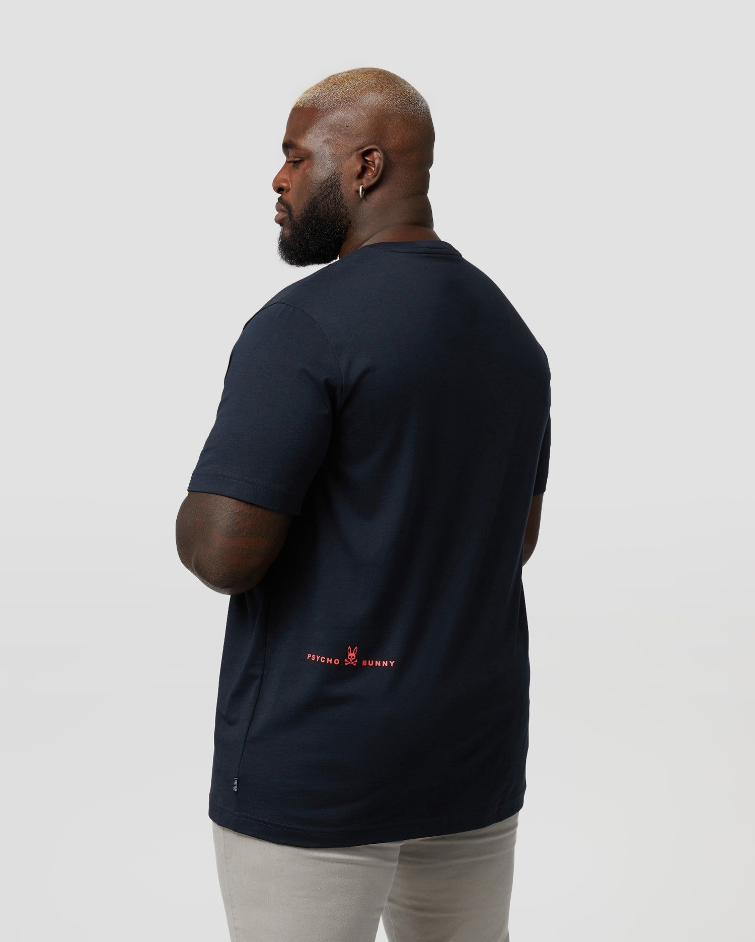 MENS BIG AND TALL LYONS FLOCKING GRAPHIC TEE - B9U113W1PC sold by Psycho Bunny product image thumbnail 4