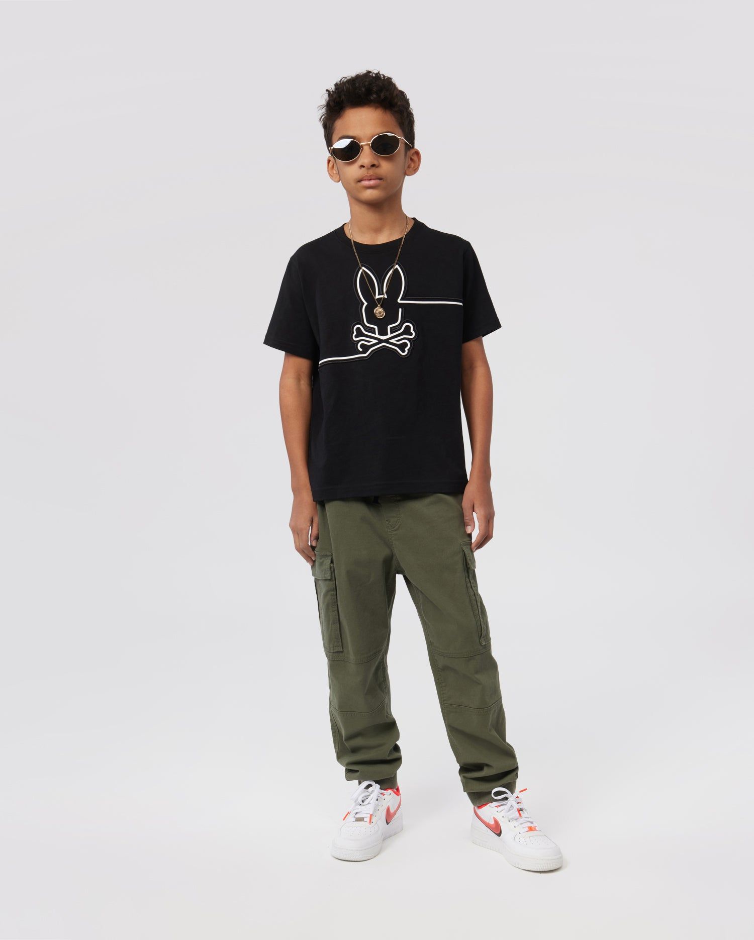 KIDS CHESTER EMBROIDERED GRAPHIC TEE - B0U301Z1PC sold by Psycho Bunny product image thumbnail 6